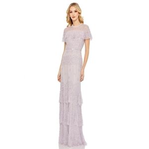 Mac Duggal Fabulous Show Stopper NWT SIZE 16 LILAC MSRP $798